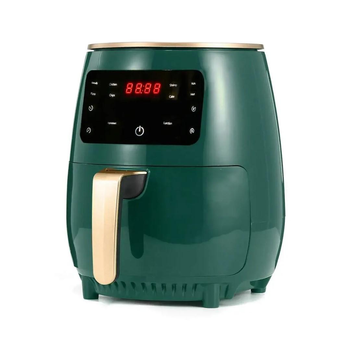Аерогриль універсальний Air Fryer Su Tai ST-505 аерофрітюрниця безмасляна для приготування без олії, 6л Зелена