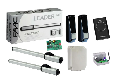 Автоматика для распашных ворот FAAC 400 SBS (для створки до 7 м интенсивность 60%) Фотоэлементы, 1 шт.