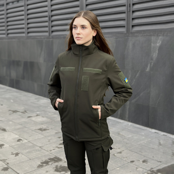 Куртка Pobedov Shadow з липучками жіноча Хакі XL OWku2 877XLkh