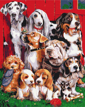 Картина за номерами Symag Paint It Портрет із собаками 40 x 50 см (5904433380553)