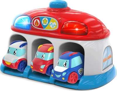 Garaż HTI Toys Tiny Tumblers Launch Garage Fra Teamsterz (5050841757118)