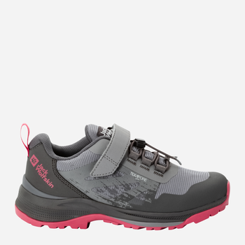 Дитячі кросівки для дівчинки Jack Wolfskin Villi Hiker Texapore Low K 4056831-2428 32 Сірий/Рожевий (4064993840476)
