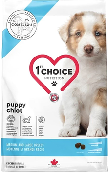 Сухой корм 1st Choice Medium&Large Puppy Chicken для щенков средних и крупных пород с курицей