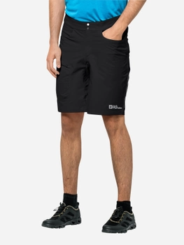 Спортивні шорти чоловічі Jack Wolfskin Tourer Shorts M 1507231-6000 48 Чорні (4064993142693)