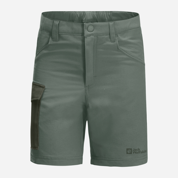 Дитячі шорти для хлопчика Jack Wolfskin Active Shorts K 1609341-4311 164 см Темно-зелені (4064993682601)