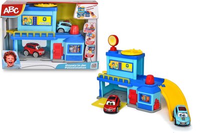 Поліцейська дільниця Dickie Toys ABC з машинками (4006333074707)