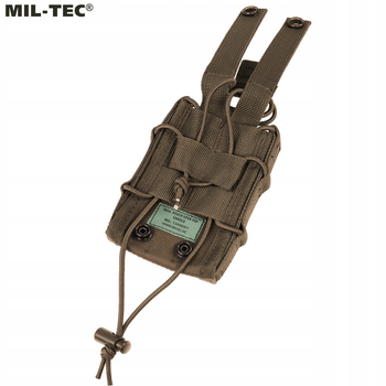 Підсумок тактичний для магазина одинарний Койот Mil-Tec MAG.TASCHE OPEN TOP SINGLE DARK COYOTE (13496919)