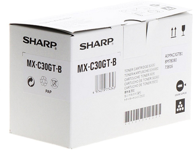 Тонер-картридж Sharp MXC30GTB Black (4974019774343)