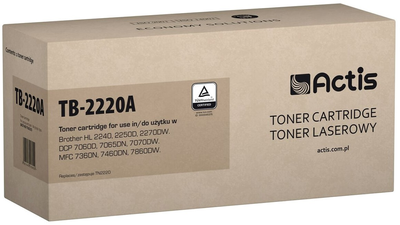 Тонер-картридж Actis для Brother TN-2220 Black (5901443018452)