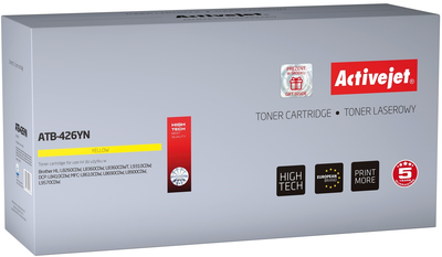 Toner Activejet do Brother TN-243Y Yellow (5901443111290)