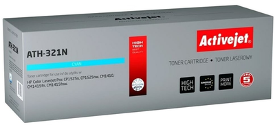 Тонер-картридж Activejet для HP 128A CE321A Cyan (5901443011033)