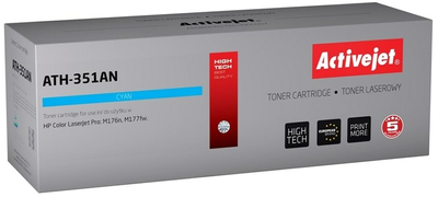Тонер-картридж Activejet для HP 205A CF351A Cyan (5901443100287)