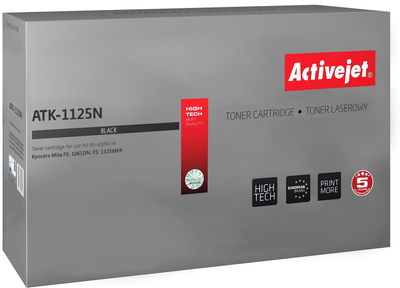 Тонер-картридж Activejet для Kyocera TK-1125 Black (5901443101321)