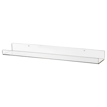 Полиця для картини IKEA MELLÖSA, прозрачний, 60 см, 604.462.39