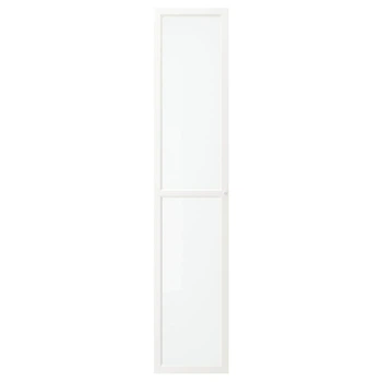 Скляні дверцята IKEA OXBERG ОКСБЕРГ, білий, 40х192 см, 902.756.17