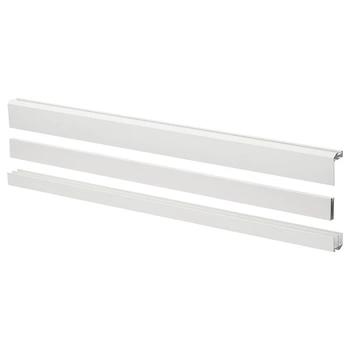 Рельс с креплениями для раздвижных дверей IKEA LARKOLLEN, белый, 60 см, 405.189.20