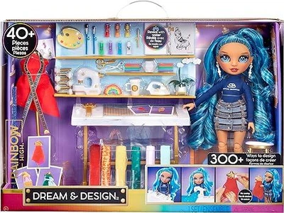 Rainbow High Dream & Design Fashion Studio Playset - Рейнбоу Хай Игровой набор Студия моды - Кукла Скайлер (587514)