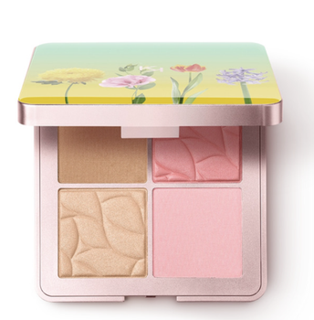 Палітра для обличчя з бронзатором, рум'янами, хайлайтер Kiko Milano Days In Bloom Soft Touch Face Palette