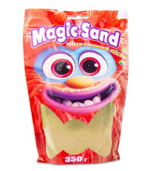 Кінетичний пісок Strateg Magic Sand 350г Класичний + форми 39402-1