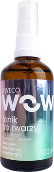 Тонік для обличчя Sylveco Wow для щоденного догляду за підлітковою шкірою з березовим соком та екстрактами трав 100 мл (5902249016406)
