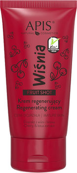 Krem do twarzy Apis Natural Cosmetics Fruit Shot Sour Cherry Intensive Regenerating 50 ml (5901810007546)