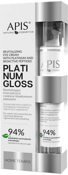 Krem pod oczy Apis Natural Cosmetics Platinum Gloss Revitalising Eye Cream to Treat Swelling and Dark Circles 10 ml (5901810008161)