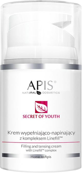 Krem do twarzy Apis Professional Secret Of Youth Filling And Tensing Cream With Linefill Formula 50 ml (5901810002077)