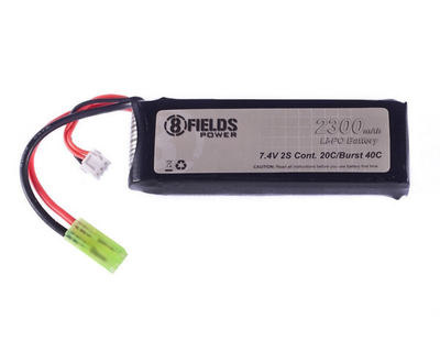 Акумулятор Li-Po 2300mAh 7,4V 20/40C [8FIELDS] (для страйкбола)