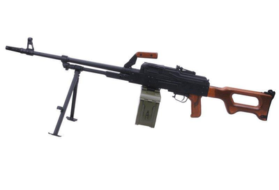Пулемёт AK-PKM с элементами деревянными [A&K] (для страйкбола)