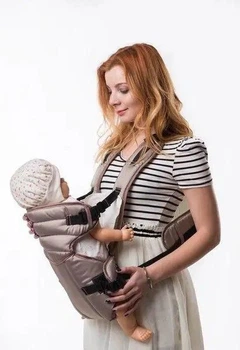Рюкзак переноска кенгуру Butterfly 14 ecxlusive Original Womar Zaffiro темный беж