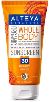 Сонцезахисний крем Alteya Whole Body Organic Sunscreen SPF 30 90 мл (3800219792119)