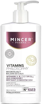 Бальзам для тіла Mincer Pharma Vitamins Philosophy регенеруючий №1023 250 мл (5902557261628)