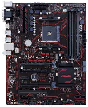 Материнська плата ASUS Prime B350-Plus (Prime B350-Plus) (sAM4, AMD B350, ATX)