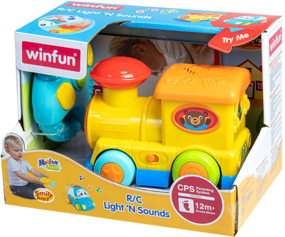 Локомотив із дистанційним керуванням Smily Play R/C Light N Sounds Train (4895038548565)