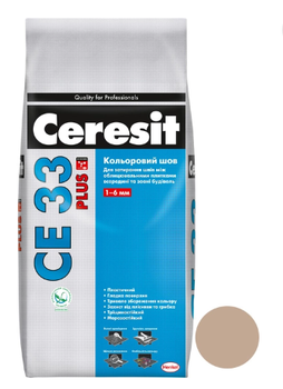 Затирка для швів Ceresit CE33 Plus 125 карамель (2 кг) (1995646)