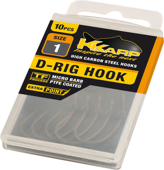 Крючки K-Karp TF HOOKS D-RIG 10шт. №04