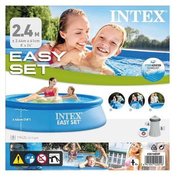 Надувний басейн Intex Easy Set Pool Set 244 x 61 см (6941057420516)