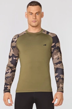 Тактическая футболка ThermoX Furious Army LS XL Оливковый