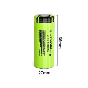 Батарея акумуляторна 26650 Li-Ion X-Balong (XQ-5800mAh) 3,7V 3900
