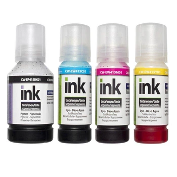 Комплект чернил ColorWay для Epson EP415/EW415/ n L-4150/4160 BK/C/M/Y 127 ml+3x70 ml (CW-EP415/EW415SET01)
