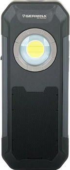 Світлодіодний ліхтар для майстерні з Bluetooth-динаміком Germina 550 лм 3000 мАг (GW-0025)