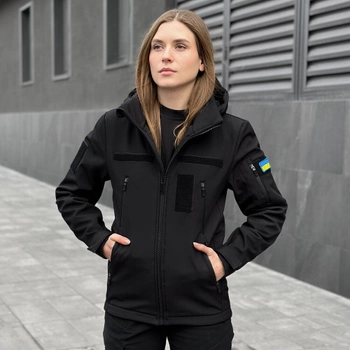 Куртка Pobedov Motive с липучками женская Черный L OWku2 878Lba
