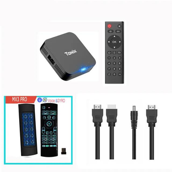 Смарт ТВ-приставка Tanix TX1 Android 11.0 2GB + 16GB MX3PRO, цв. черный (78617865)