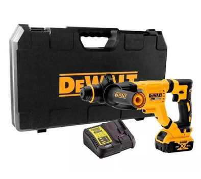 Аккумуляторный перфоратор SDS-Plus DeWALT DCH263P1, 1 акб 5 Ah, з/у, чемодан (DCH263P1)