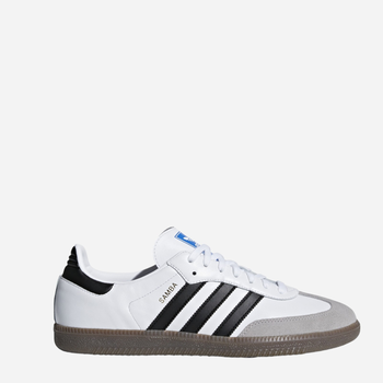 Tenisówki męskie ze skóry naturalnej Adidas Originals Samba OG B75806 44 (9.5UK) 28 cm Białe (4059809046173)