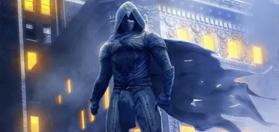 Чашка белая керамическая с принтом "Місячний лицар" Moon Knight 14 ABC