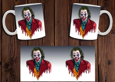 Чашка белая керамическая "Джокер" Joker 21 Aurora