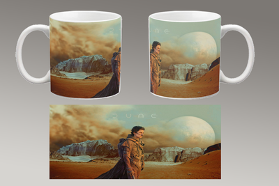 Чашка біла керамічна "ДЮНА" DUNE 24 Aurora