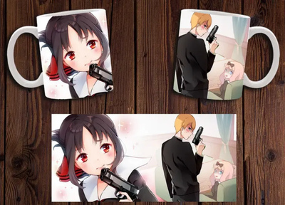 Чашка біла керамічна з принтом аніме "Kaguya sama: Love is War" Пані Кагуя: У коханні як на війні 14 Aurora