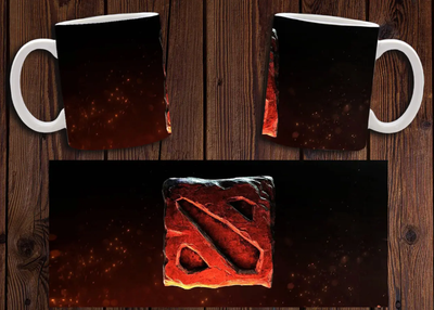 Чашка белая керамическая "Dota 2" Дота 2 Aurora 12